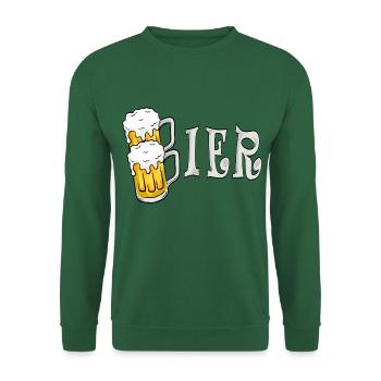 Zeit für Bier - Unisex Pullover - Grün - Vorne