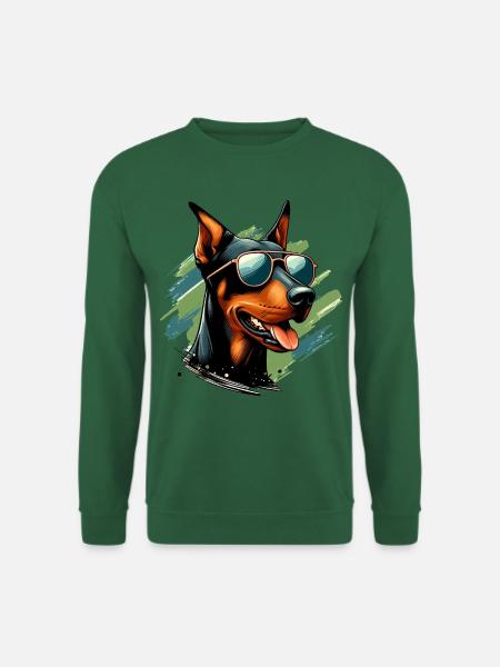Dobermann Das Modell - Unisex Pullover - Grün