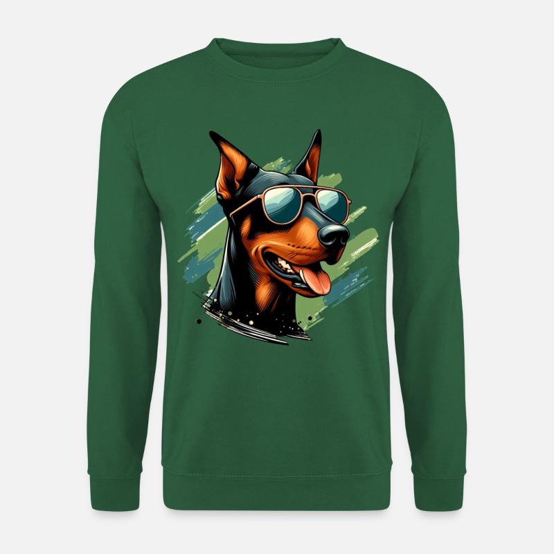 Doberman Le Modèle - Sweat-shirt Unisexe - vert foncé
