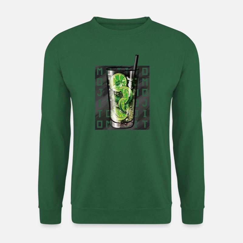 Mojito-Quadratschrift - Unisex Pullover - Grün