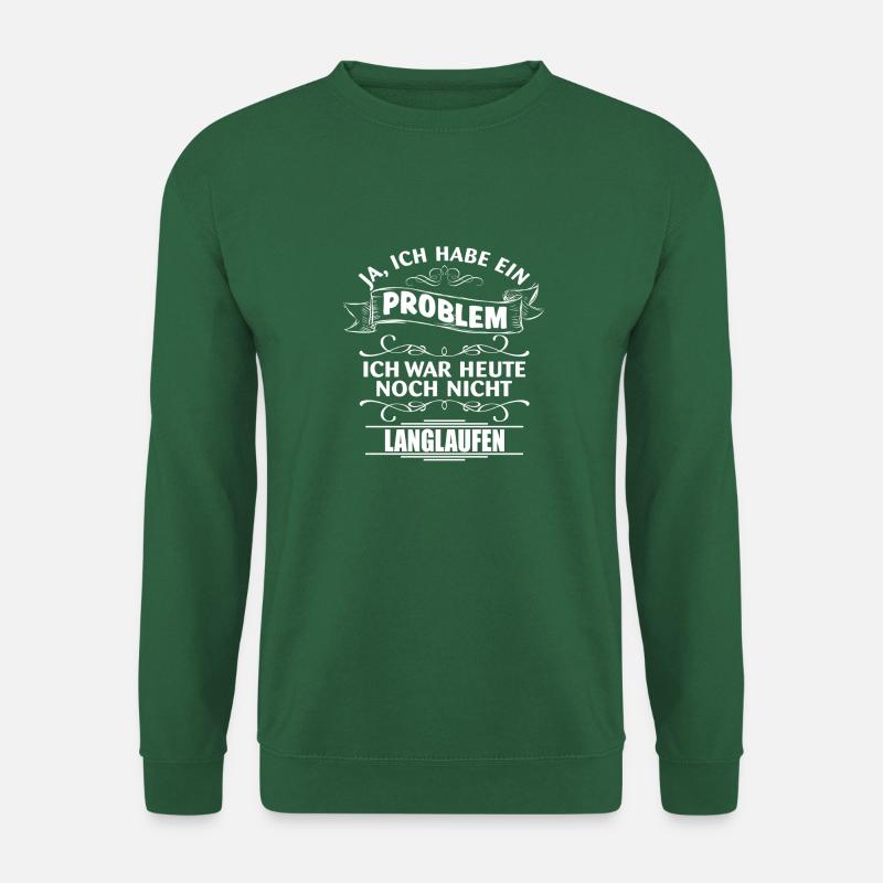 langlaufen - Unisex Pullover - Grün