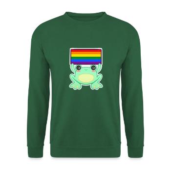 Froggy Pride - Unisex Sweatshirt - green - Front