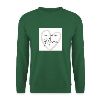 Weltbeste Mama - Unisex Pullover - Grün - Vorne