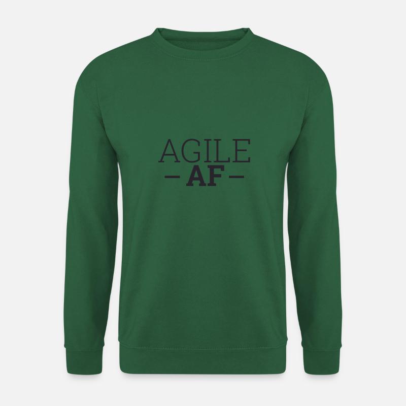 "Agile AF" | "Scrum Master" - Unisex Pullover - Grün
