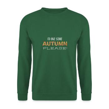autumn please ws - Unisex Sweatshirt - green - Front