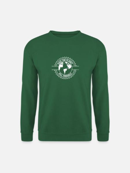 Save The Planet Kill Yourself Satire Umweltschutz - Unisex Pullover - Grün
