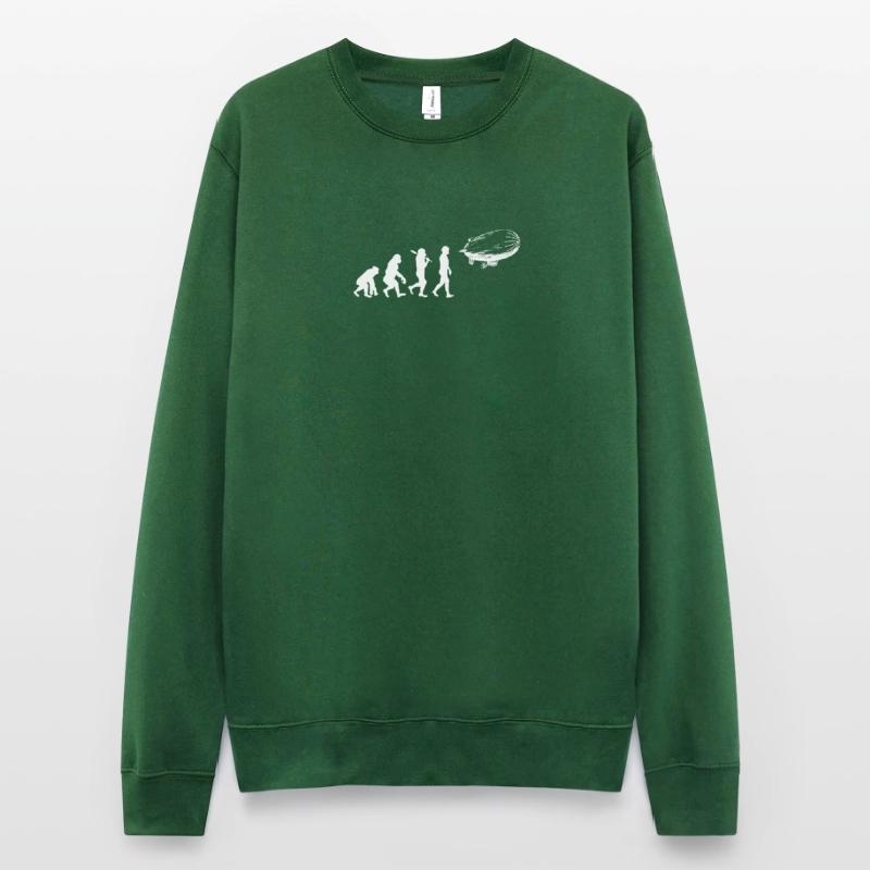 Evolution du dirigeable Sweat-shirt Unisexe