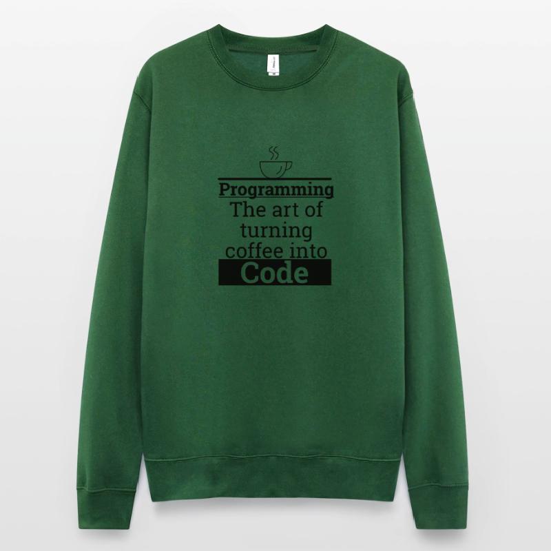 "Programming Coffee to Code" | Programmierer Unisex Pullover