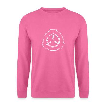 SCP Foundation symbol-cracked crossed symbol - Unisex Sweatshirt - pink - Front