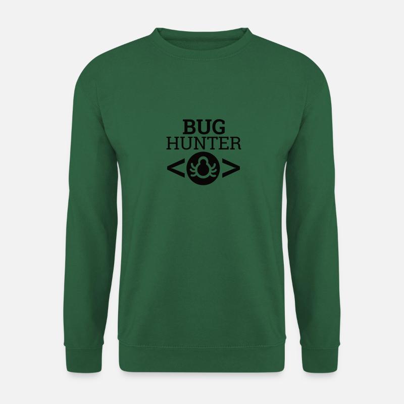 "Bug Hunter" | Informatik, Programmierer - Unisex Pullover - Grün