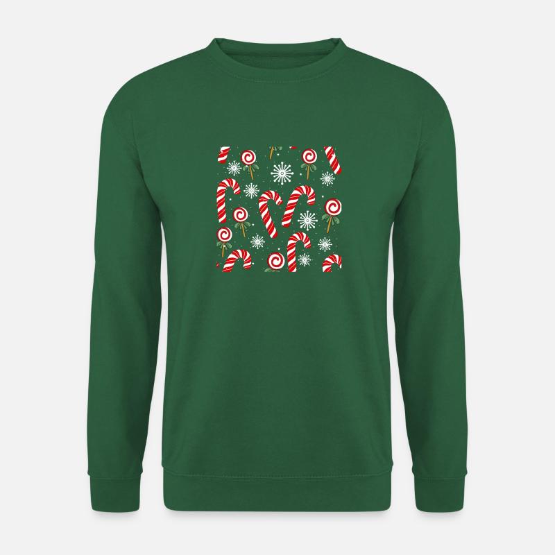 Christmas candy cane design - Unisex Sweatshirt - green