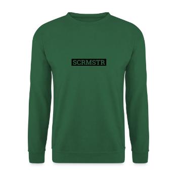 "SCRMSTR - Scrum Master" | - Unisex Sweatshirt - green - Front
