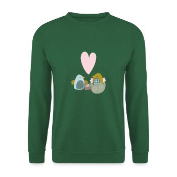 Easter Chick Spring Spring Flowers Nature Spring - Unisex Sweatshirt - green - Front