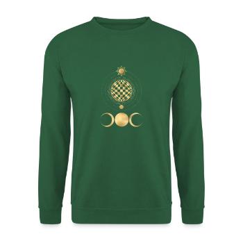 Tarot Karte Okkult Astrologie gothic esoterik - Unisex Pullover - Grün - Vorne