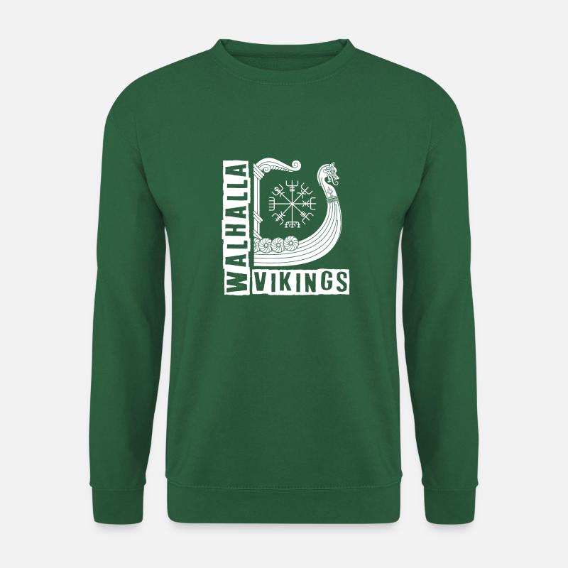 Valhalla Vikings - Sweat-shirt Unisexe - vert foncé