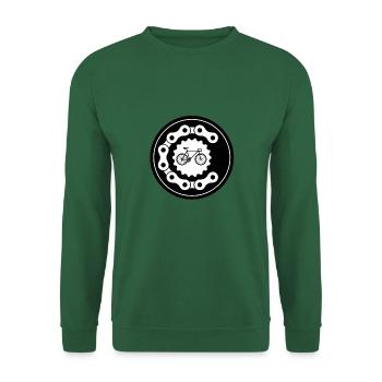 Radsport Bike Fahrrad Sport Radeln Biker Cycling - Unisex Pullover - Grün - Vorne