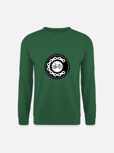 Cycling Bike Bicycle Sport Cycling Biker Cycling - Unisex Sweatshirt - green