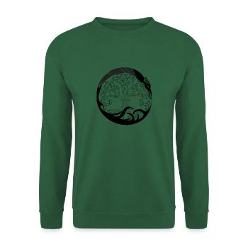 Celtic Ireland Viking Celtic Knot Pattern Tree - Unisex Sweatshirt - green - Front