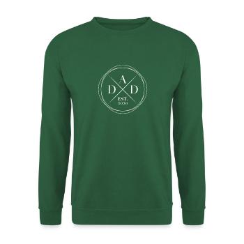 Dad est. 2020 fathers becoming family parents - Unisex Sweatshirt - green - Front