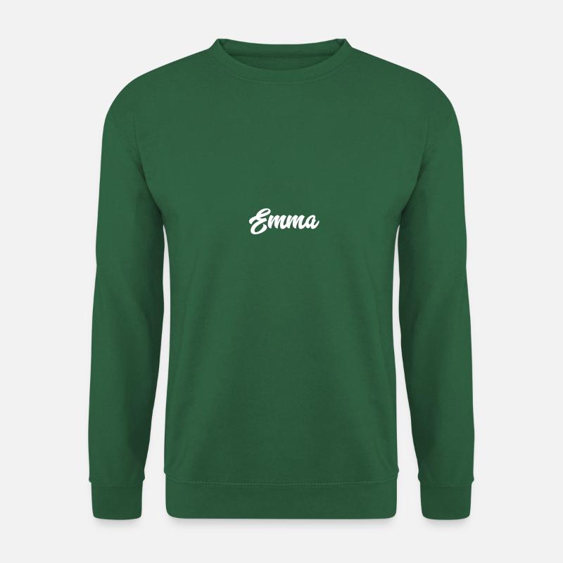 Emma Custom Text Birthday Name - Unisex Sweatshirt - green