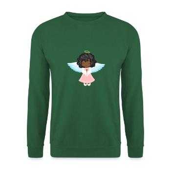 Christkind Afrodeutsch Afroamerikanisch Schwarz - Unisex Pullover - Grün - Vorne