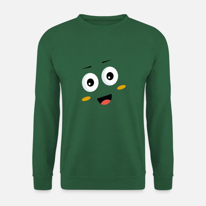 Lustiges Lächeln - Unisex Pullover - Grün
