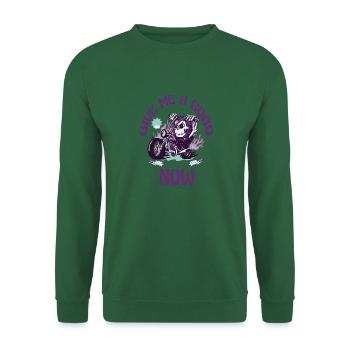Gib mir jetzt eine Straße - Unisex Pullover - Grün - Vorne