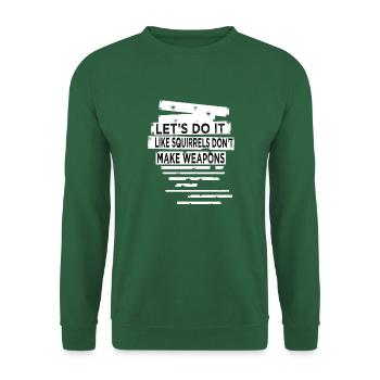 funny quote cool hippie festival family 60s - Unisex Sweatshirt - green - Front