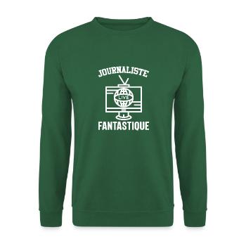 Cadeau femme journaliste fantastique - Sweat-shirt Unisexe - vert foncé - Devant