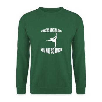 Club de gymnastique Gymnastique Gymnastique Gymnastique Gymnastique - Sweat-shirt Unisexe - vert foncé - Devant