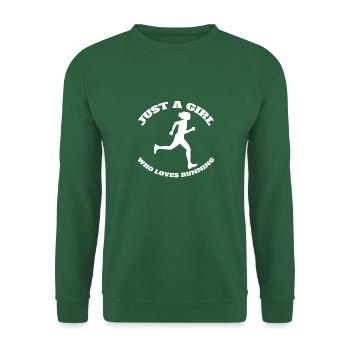 Jogger fit jogging run cardio training run - Unisex Sweatshirt - green - Front