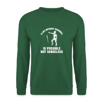 Baseball Gift Baseball Game Baseball Lovers - Unisex Sweatshirt - green - Front