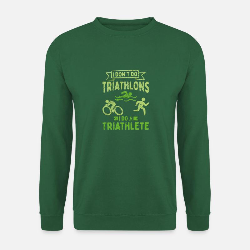 Triathlon Triathlet - Unisex Pullover - Grün