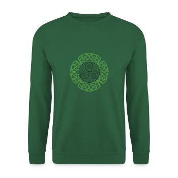 Celtic Ireland Viking Celtic Knot Pattern Tree - Unisex Sweatshirt - green - Front
