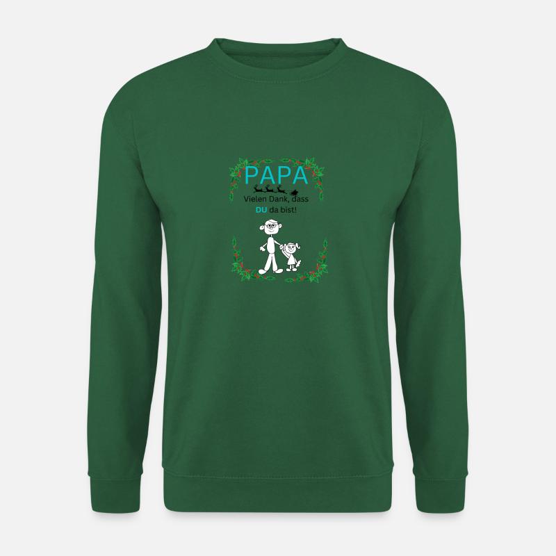 Danke Papa Weihnachten - Unisex Pullover - Grün