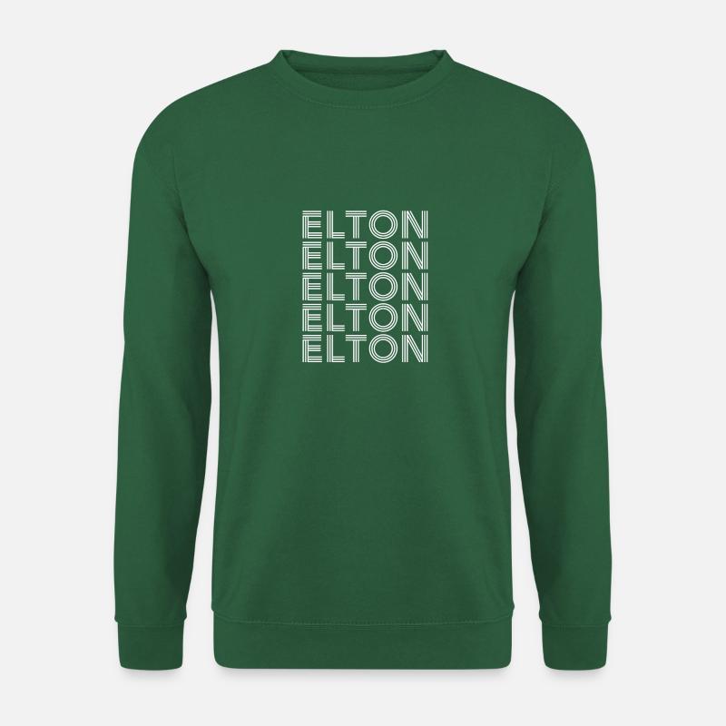 Elton Elton Elton Elton Elton - Unisex Pullover - Grün