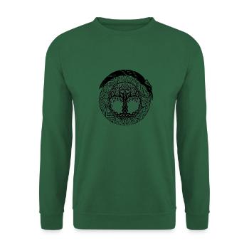 Celtic Ireland Celtic Knot Pattern Tree - Unisex Sweatshirt - green - Front