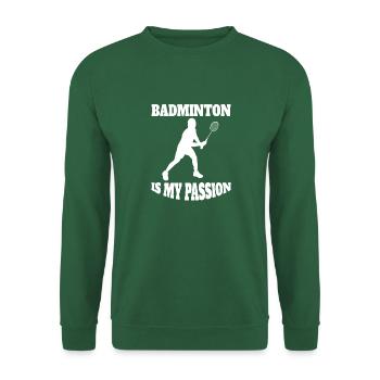Badminton player Badminton Badminton fan - Unisex Sweatshirt - green - Front