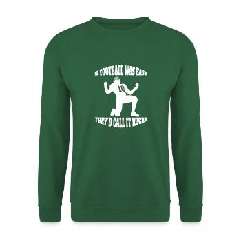 Footballfan American Football Footballtrainer - Unisex Pullover - Grün - Vorne