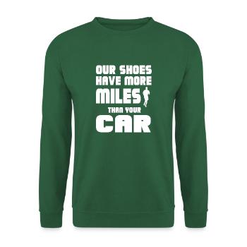 Chien Hund - Sweat-shirt Unisexe - vert foncé - Devant