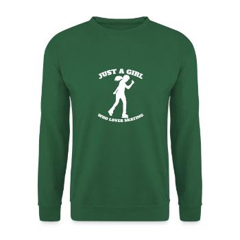 Roller Skating Inline Skating Skater Inline Skating Gift - Unisex Sweatshirt - green - Front
