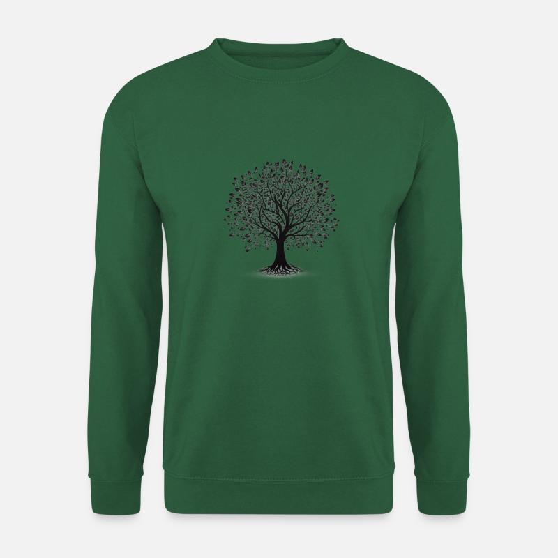 Baum des Lebens, illustration de conception d’arbre de vie - Sweat-shirt Unisexe - vert foncé