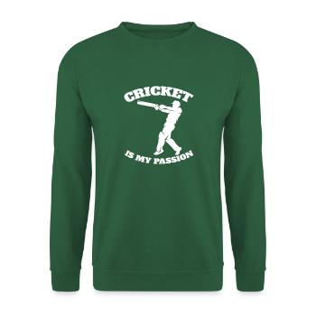 Cricket Gift Cricket Fan Slogan Team Cricket - Unisex Sweatshirt - green - Front