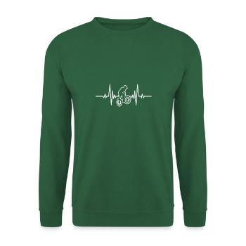 Cycling Mountain Bike Bike Tour Bike Cycling - Unisex Sweatshirt - green - Front