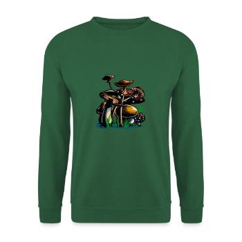 Mushrooms - Unisex Pullover - Grün - Vorne