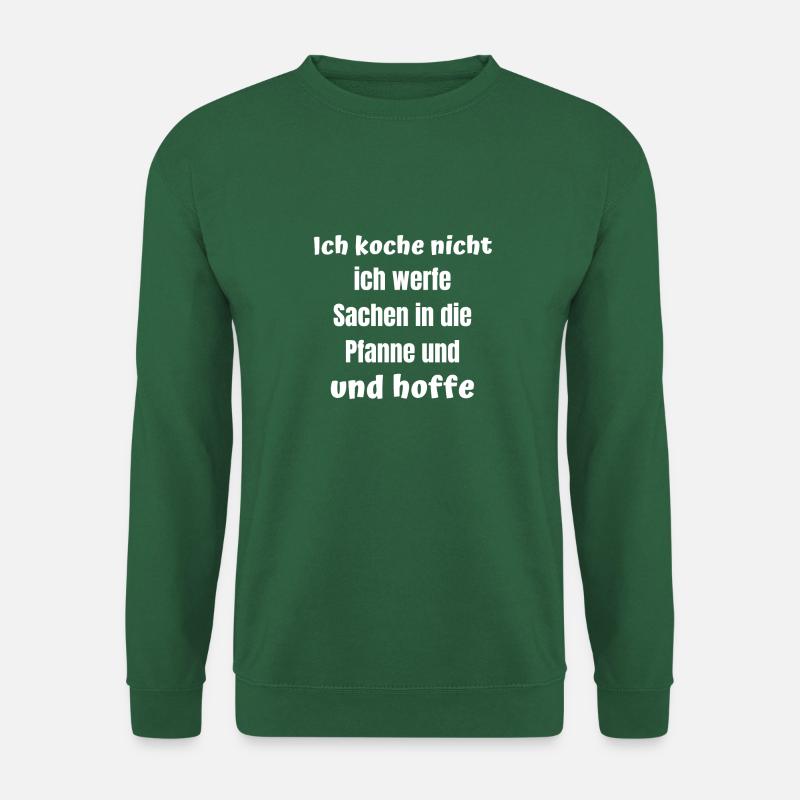 Kochen mit Hoffnung - Unisex Pullover - Grün