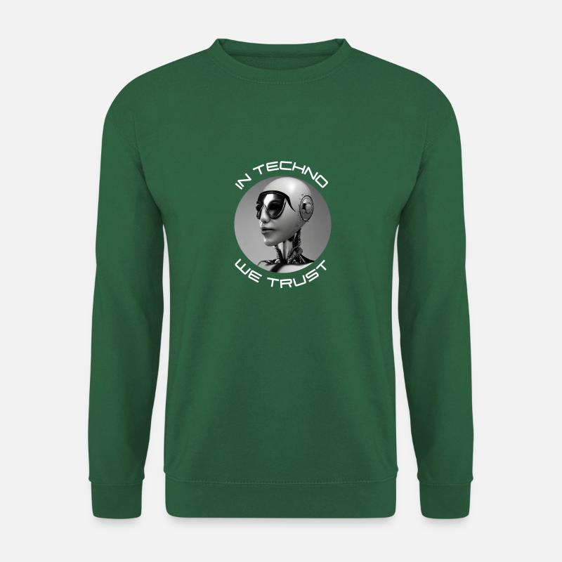 In Techno we trust - Unisex Sweatshirt - green