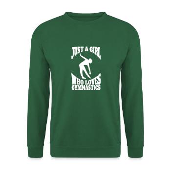 Gymnastics Girls Gymnastics Club Gymnast Apparatus Gymnastics - Unisex Sweatshirt - green - Front