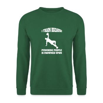 Fitness Athletes Fitness Sports Sports Bodybuilding - Unisex Sweatshirt - green - Front