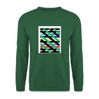 07 - Unisex Pullover - Grün - Vorne